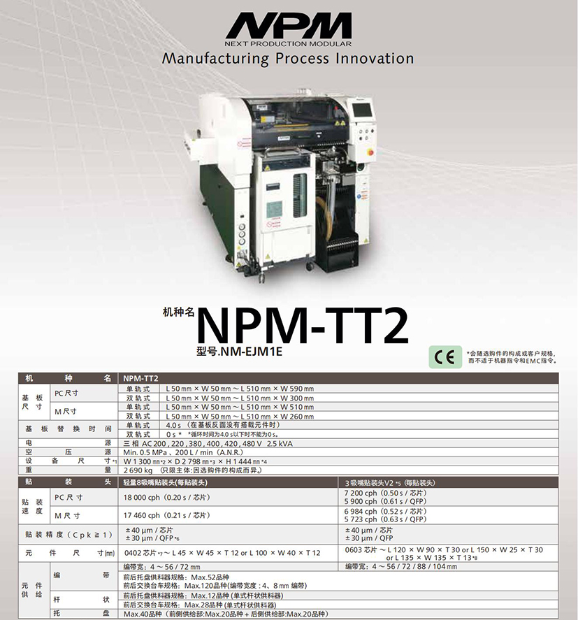 Panasonic松下多功能NPM-TT2 模組貼片機(jī)NM-EJM1E.jpg